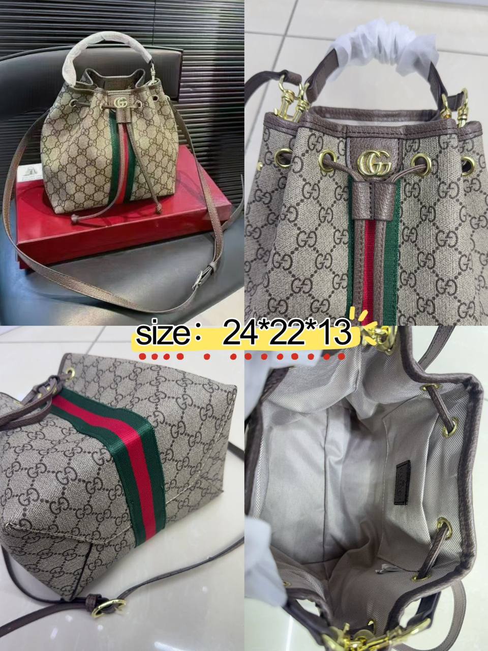 Gucci
✨✨NEW GUCCI ✨✨
105 dhs🪙🖤

with box
🎁🎁🎁

Zain38
♥️♥️♥️