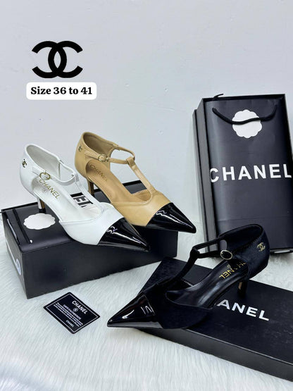𝗖𝗛𝗔𝗡𝗘𝗟 𝗡𝗘𝗪 𝟯𝗖𝗠
💯high quality
Size 36-37-38-39-40-41
110 dhs🪙🌨️

Zain86
♥️♥️♥️