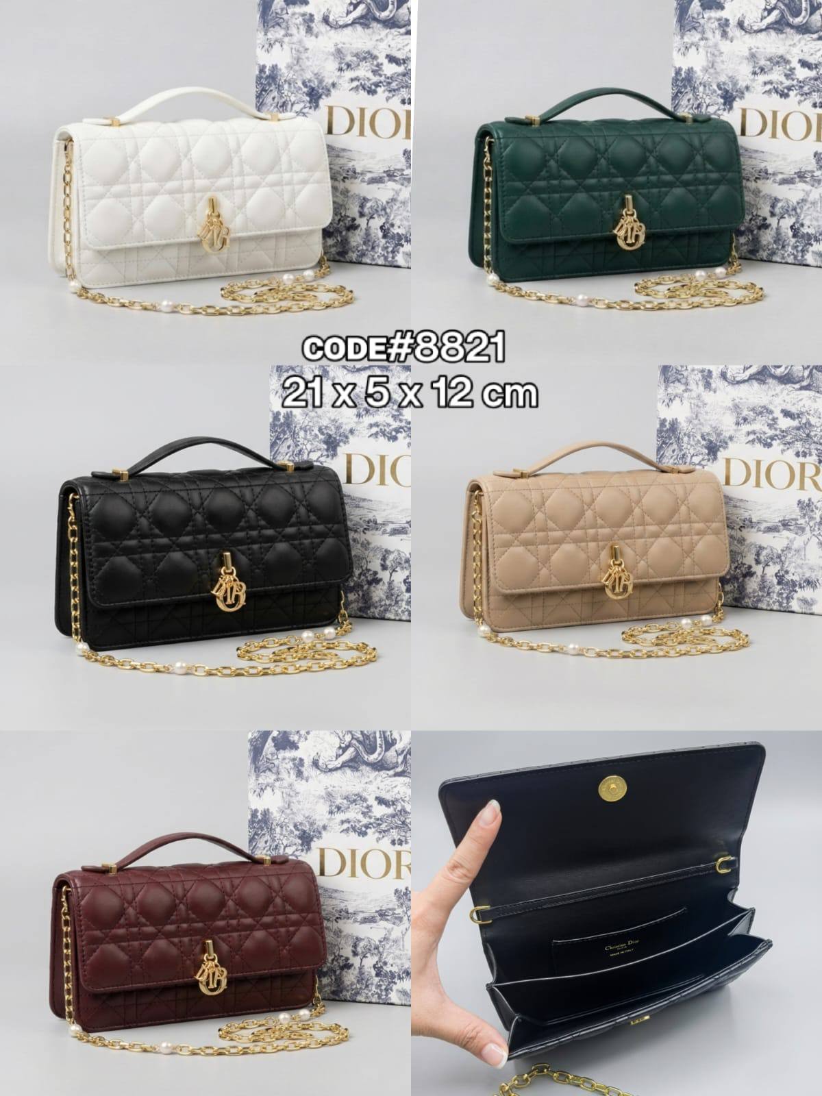 𝗗𝗜𝗢𝗥 ᴄᴀɴɴᴀɢᴇ ʙᴏᴡ ʟᴀᴍʙsᴋɪɴ ʟᴇᴀᴛʜᴇʀ ʙᴀɢ ᴡɪᴛʜ ɢᴏʟᴅ ᴄʜᴀɪɴ sᴛʀᴀᴘ sɪᴢᴇ : 21 cm

 ᴡɪᴛʜ BOX

100 dhs🇦🇪

ɢᴏᴏᴅ ǫᴜᴀʟɪᴛʏ ᴍᴀᴛᴇʀɪᴀʟ

Zain31
♥️♥️♥️