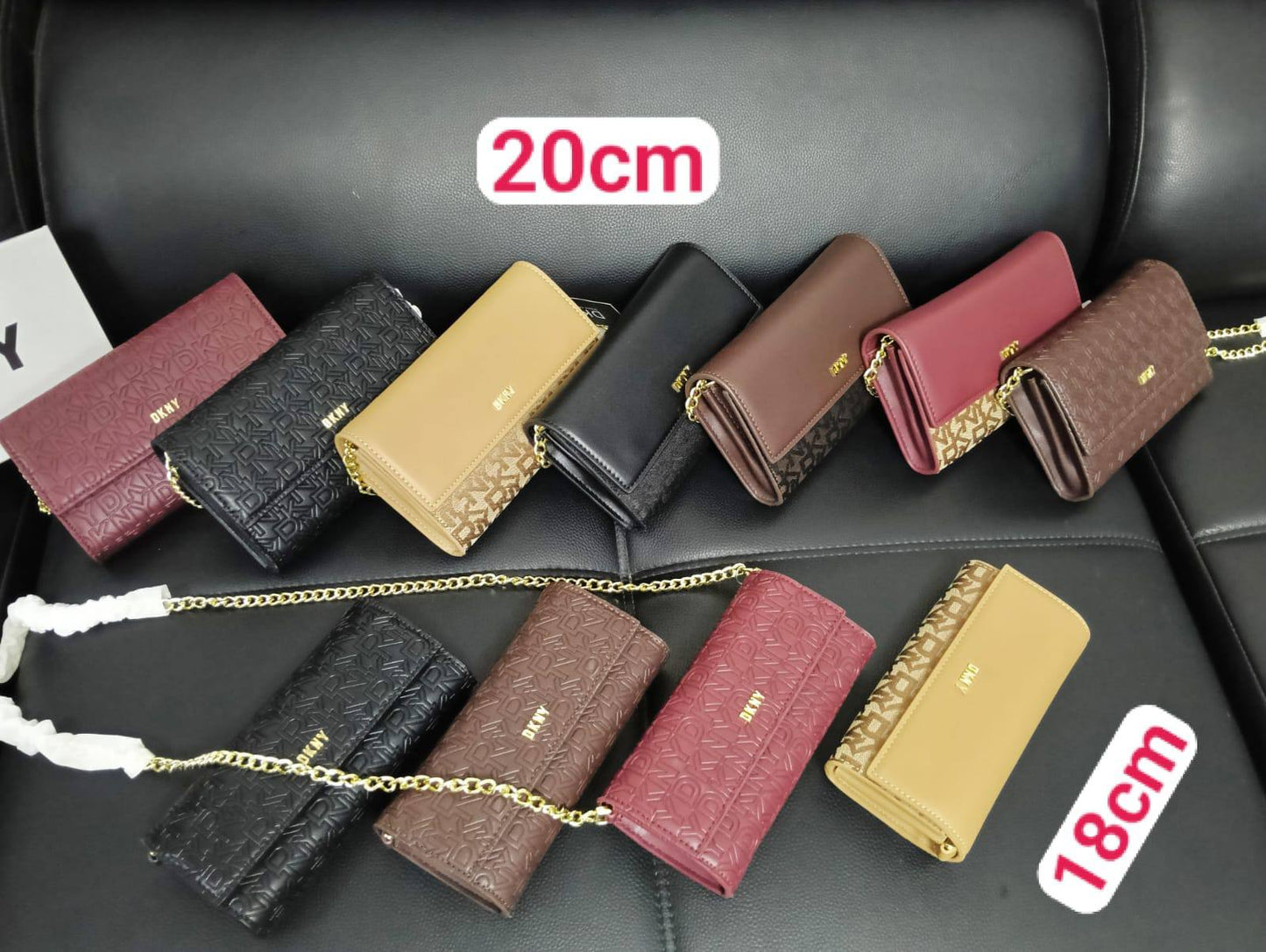 Coach - Gucci - Aigner - CH
90 dhs🇦🇪🇦🇪
with box
size 20cm
size  18cm
two size

Zain26
♥️♥️♥️