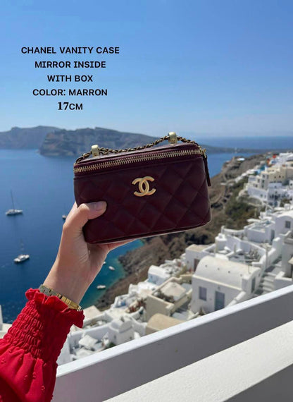 Chanel ᴠᴀɴɪᴛʏ ᴄᴀsᴇ
ᴍɪʀʀᴏʀ ɪɴsɪᴅᴇ
ᴡɪᴛʜʙᴏx
🎁🎁🎁

ʟᴀᴍʙsᴋɪɴ
sɪᴢᴇ:𝟏𝟕ᴄᴍ
100 dhs✅

Zain56
♥️♥️♥️
