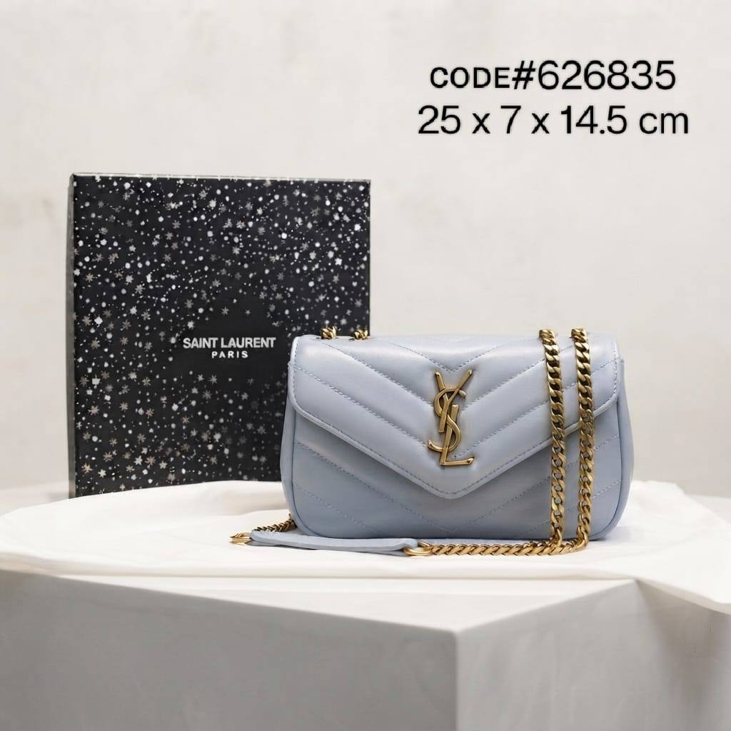 YSL
ʟᴏᴜʟᴏᴜ sʜᴏᴜʟᴅᴇʀ ʙᴀɢ
ɪɴ ʙʀᴏɴᴢᴇ ɢᴏʟᴅ ᴛᴏɴᴇᴅ
ʜᴀʀᴅᴡᴀʀᴇ ɪɴ sɪɢɴᴀᴛᴜʀᴇ ʟᴏɢᴏ
sᴏғᴛ ʟᴀᴍʙsᴋɪɴ ʟᴇᴀᴛʜᴇʀ ᴍᴀᴛᴇʀɪᴀʟ
sɪᴢᴇ: 25 cm
ᴡɪᴛʜ BOX

90 dhs💓

Zain31
♥️♥️♥️