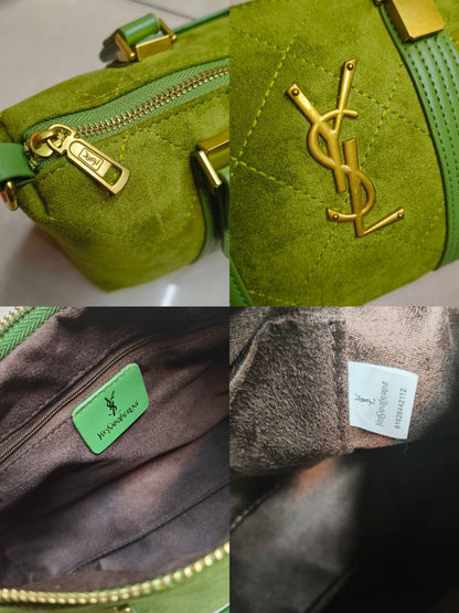 YSL - Yves Saint Laurant
ᴛᴏᴘ ʜᴀɴᴅʟᴇ sᴘᴇᴇᴅʏ
sᴜᴇᴅᴇ & ʟᴇᴀᴛʜᴇʀ ᴍᴀᴛᴇʀɪᴀʟ
ɢᴏʟᴅ ʜᴀʀᴅᴡᴀʀᴇ
ᴡɪᴛʜ ʟᴏɴɢ ʙᴇʟᴛ sᴛʀᴀᴘ
sɪᴢᴇ: 25 cm

75 dhs✅

Zain31
♥️♥️♥️