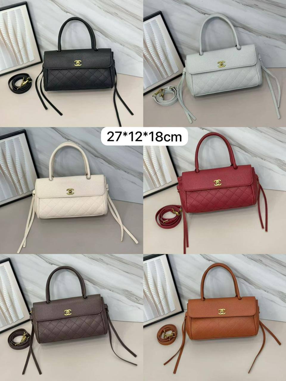 🌈 Chanel 26s

1⃣️ First quality 

Size : 27 * 12 * 18 cm
115 dhs🇦🇪🇦🇪

Zain115
♥️♥️♥️