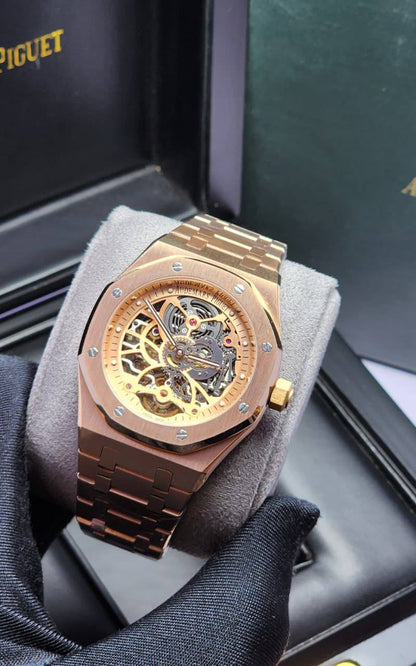 Ap 
watch for men good quality automatic 
400 dhs❤️

Zain59
♥️♥️♥️