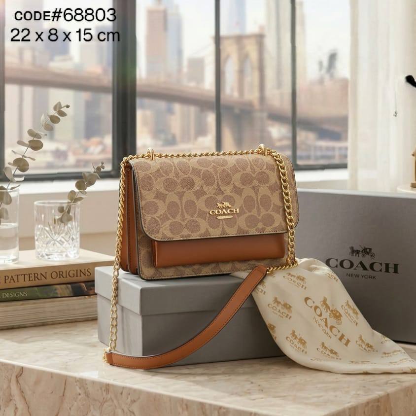 Coach ᴋʟᴀʀᴇ
sʜᴏᴜʟᴅᴇʀ & ᴄʀᴏssʙᴀɢ
sɪɢɴᴀᴛᴜʀᴇ ᴄᴀɴᴠᴀs ᴅᴇsɪɢɴ
ɢᴏʟᴅ ʜᴀʀᴅᴡᴀʀᴇ
sɪᴢᴇ : 22 cm
ᴡɪᴛʜ BOX

75 dhs🇦🇪🇦🇪

Zain31
♥️♥️♥️