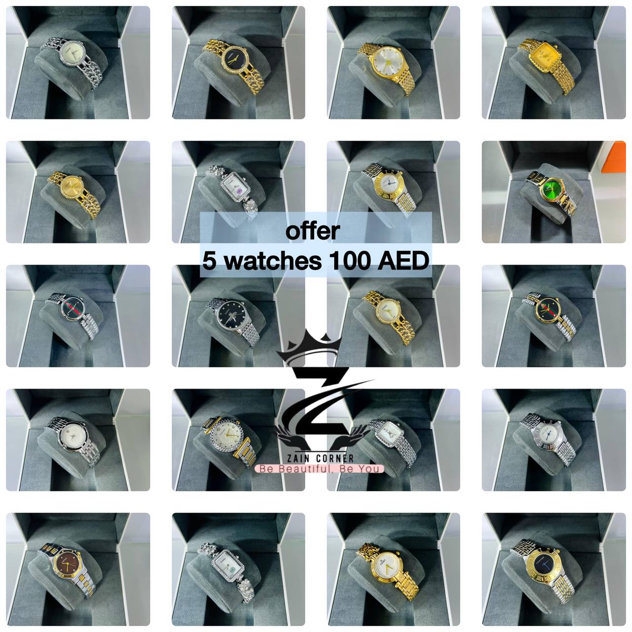offer 
5 watches 100 AED
hurry up
Limit Stock

ZainShop
🌺🌺🌺