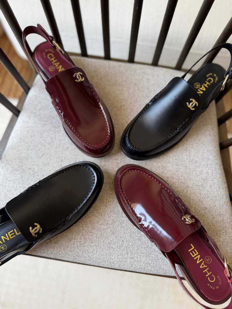 Chanel
𝑨𝑨𝑨 𝑸𝒖𝒂𝒍𝒊𝒕𝒚
𝑺𝒊𝒛𝒆 𝟑5 𝒕𝒐 𝟒2 
450 dhs✅

Zain81
♥️♥️♥️