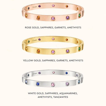 Cartier Love 💥*
Bangle ✨
Size available 16,18,19
Master quality 💯
With normal boxes 📦 
45 dhs💓
With master box 🗃️ 
85 dhs💓

Zain216
♥️♥️♥️