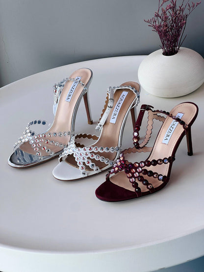 Aquzzura 
36_41
Super high quality* 
500 dhs❣️

Zain176
♥️♥️♥️