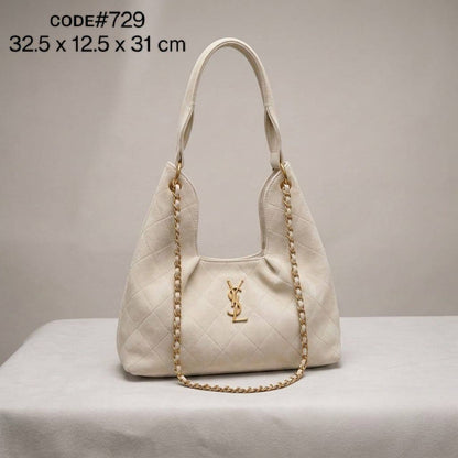 YSL SAINT LAURENT ʜᴏʙᴏ ʙᴀɢ
ᴄʜᴀᴍᴏɪs ʟᴇᴀᴛʜᴇʀ ᴍᴀᴛᴇʀɪᴀʟ
ᴡɪᴛʜ  ʙᴇʟᴛ sᴛʀᴀᴘ
ɢᴏʟᴅ ʜᴀʀᴅᴡᴀʀᴇ
sɪᴢᴇ 32.5 ᴄm

75 dhs💓

Zain31
♥️♥️♥️