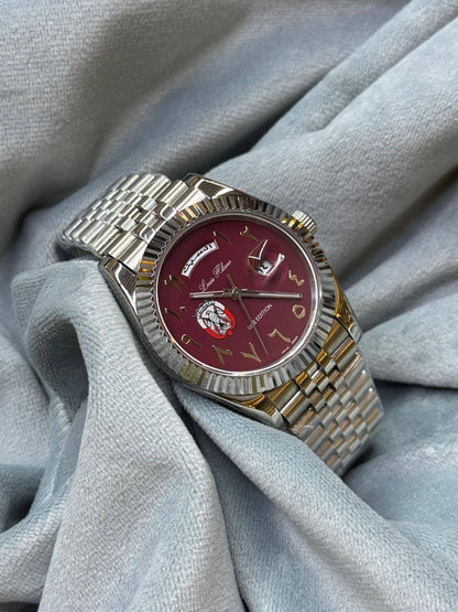 Louis Hilano watch for men 
( UAE SPECIAL EDITION) 
260 dhs🪙💚

Zain59
♥️♥️♥️