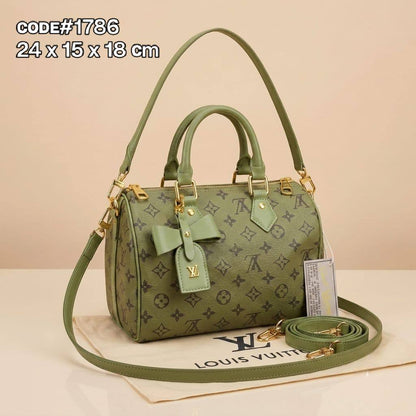 LV
sᴘᴇᴇᴅʏ ᴍᴏɴᴏɢʀᴀᴍ
ᴅɪsᴛɪɴᴄᴛɪᴠᴇ ᴅᴇᴄᴏʀᴀᴛɪᴠᴇ
ʙᴏᴡ ᴄʜᴀʀᴍ ᴀᴛᴛᴀᴄʜᴇᴅ
ᴡɪᴛʜ ʟᴏɴɢ & sʜᴏʀᴛ sᴛʀᴀᴘ
ɢᴏʟᴅ ʜᴀʀᴅᴡᴀʀᴇ
sɪᴢᴇ : 24 cm

75 dhs🇦🇪🇦🇪

Zain31
♥️♥️♥️