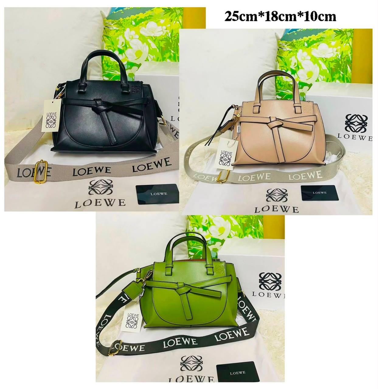LOEWE 
GOOD QUALITY WITH BOX 
90 dhs💓

Zain295
♥️♥️♥️
