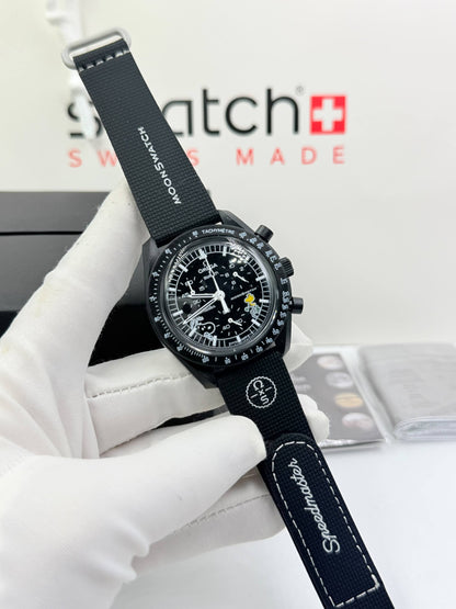 Moon swatch 

with original box 
85 dhs🇦🇪🇦🇪

Zain85 
♥️♥️♥️