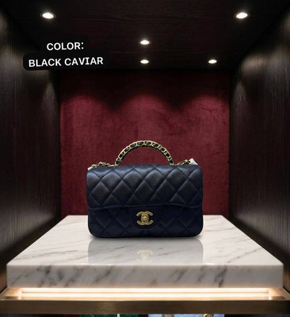 Chanel ᴍɪɴɪ ғʟᴀᴘ
ᴛᴏᴘ ʜᴀɴᴅʟᴇ ɢᴏʟᴅ ᴄʜᴀɪɴ

ᴡɪᴛʜʙᴏx
🎁🎁🎁

ᴄᴀᴠɪᴀʀ ᴍᴀᴛᴇʀɪᴀʟ 
sɪᴢᴇ:20ᴄᴍ
100 dhs✅

Zain56
♥️♥️♥️