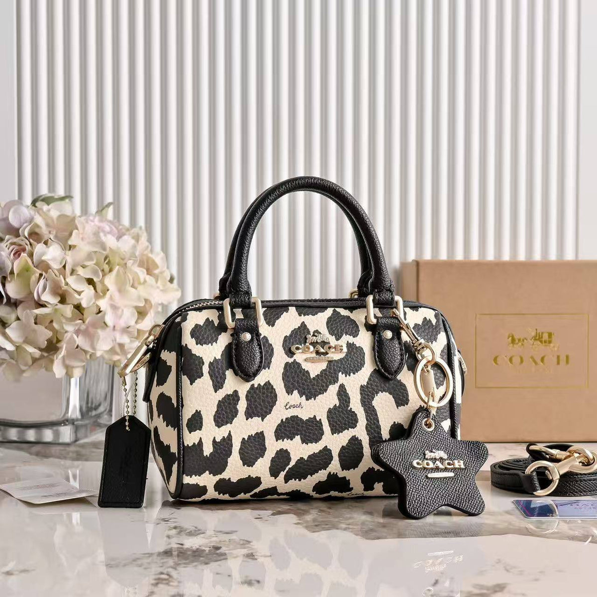 Coach 
100 dhs🇦🇪🇦🇪

with box
size 18×10×13cm

Zain42
♥️♥️♥️