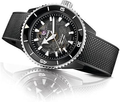 Rado Captain Cook Skeleton 
watch for men good quality automatic 
270 dhs🪙

Zain59
♥️♥️♥️