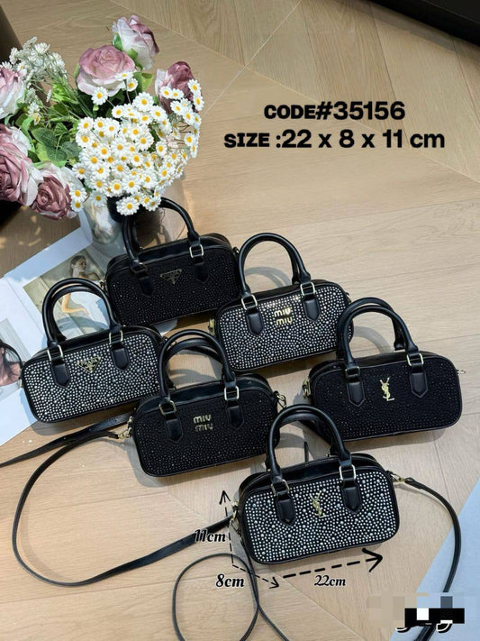 YSL ☆ MIUMIU ☆ PRADA
ʙᴏsᴛᴏɴ ᴛᴏᴘ ʜᴀɴᴅʙᴀɢ
ᴡɪᴛʜ ᴅɪᴀᴍᴏɴᴅ ɢʟɪᴛᴛᴇʀs
ᴡɪᴛʜ ʟᴏɴɢ ʙᴇʟᴛ sᴛʀᴀᴘ
sɪᴢᴇ : 22 cm

65 dhs🪙💕

Zain31
♥️♥️♥️