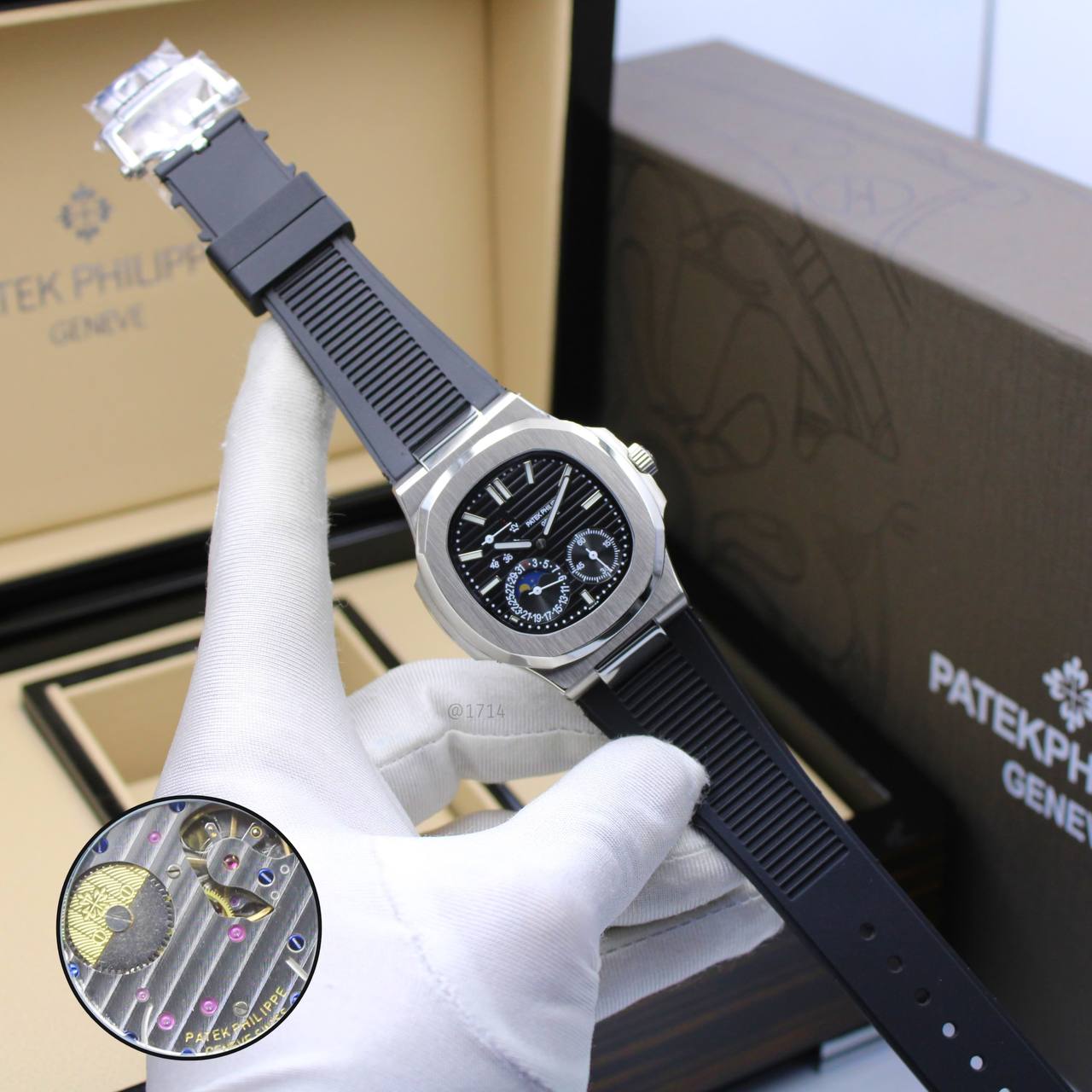 PATEK PHILIPPE NAUTILUS (5712) MEN AUTOMATIC 

MASTER QUALITY

430 DHS🇦🇪🇦🇪🇦🇪

Zain58
♥️♥️♥️