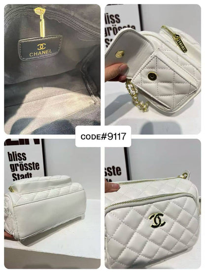 CHANEL ᴄᴀᴍᴇʀᴀ ᴄᴀsᴇ
CROSS BODY BAG
ǫᴜɪʟᴛᴇᴅ ʟᴇᴀᴛʜᴇʀ ᴍᴀᴛᴇʀɪᴀʟ
ᴄʜᴀɪɴ sʜᴏᴜʟᴅᴇʀ ʙᴀɢ
sɪᴢᴇ : 24 cm
ᴡɪᴛʜ BOX
🎁🎁🎁

75 dhs🪙💕

Zain31
♥️♥️♥️
