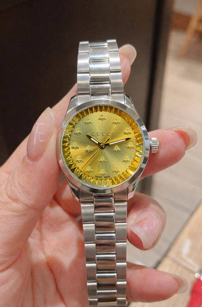 Gucci
 watch for ladies good quality 
260 dhs✅

Zain59
♥️♥️♥️