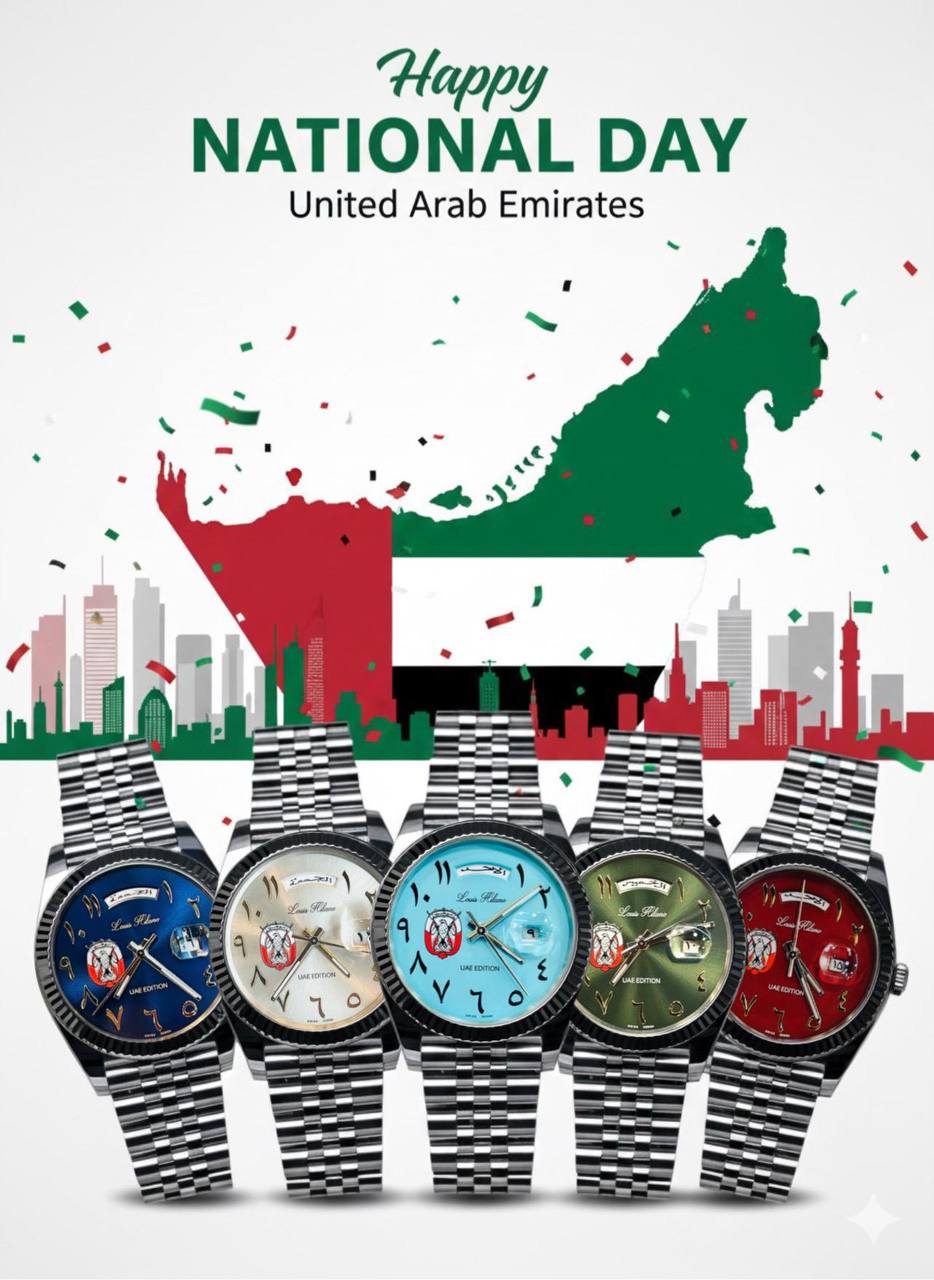 Louis Hilano watch for men 
( UAE SPECIAL EDITION) 
260 dhs🪙🌨️

Zain59
♥️♥️♥️