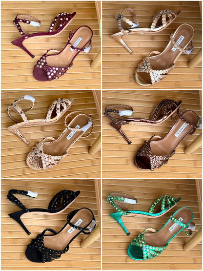 Aquazzura
Super Master
 𝗦𝗶𝘇𝗲 𝟯𝟲 𝘁𝗼𝗼 𝟰𝟮
470 dhs🌺
𝗛𝗲𝗲𝗹 : 𝟴𝗰𝗺

Zain178
♥️♥️♥️