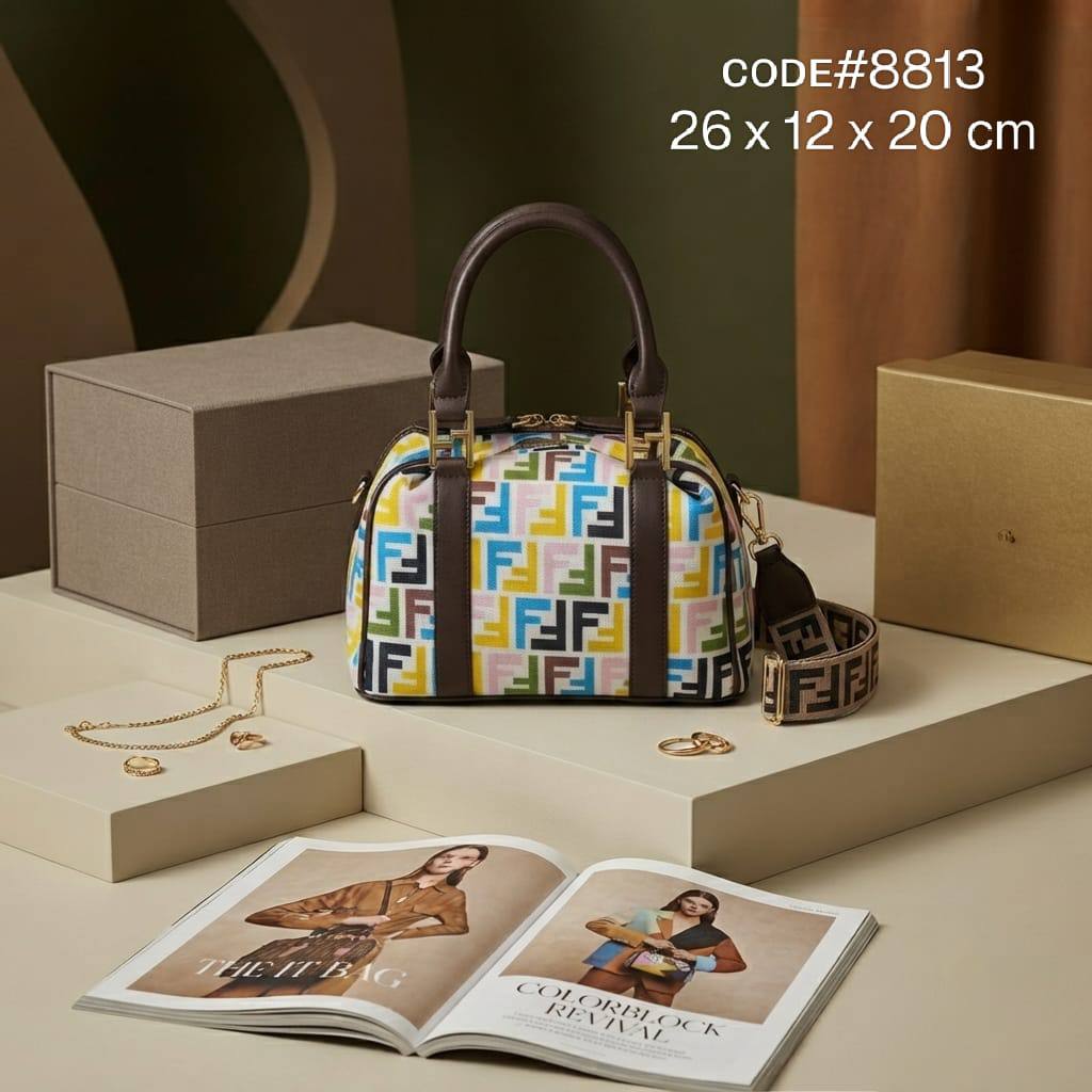 Fendi ʙᴏsᴛᴏɴ ʙᴀɢ
FF ᴊᴀᴄǫᴜᴀʀᴅ ғᴀʙʀɪᴄ
ᴡɪᴛʜ ʟᴏɴɢ ᴛʀɪᴍ ʙᴇʟᴛ sᴛʀᴀᴘ
sɪᴢᴇ : 26 cm

85 dhs✅

Zain31
♥️♥️♥️