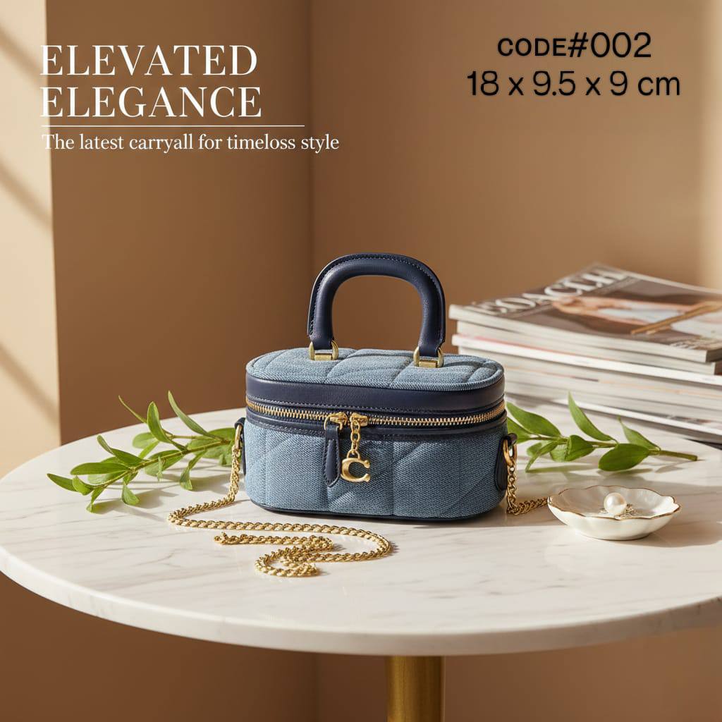 COACH ᴠᴀɴɪᴛʏ ʜᴀɴᴅʙᴀɢ
ɢᴏʟᴅ ᴄʜᴀɪɴ ʙᴇʟᴛ sᴛʀᴀᴘ
sɪᴢᴇ : 18 cm

ᴡɪᴛʜ BOX
🎁🎁🎁

75 dhs💓

Zain31
♥️♥️♥️