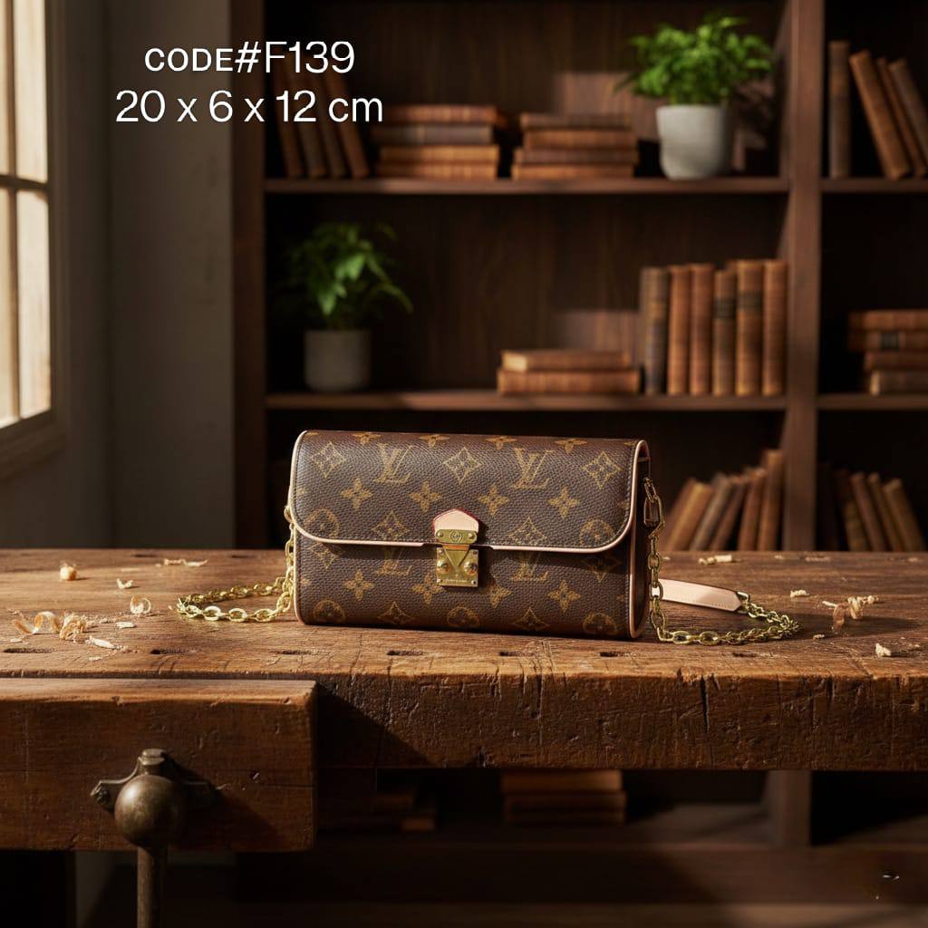 LV
ᴘᴏᴜᴄʜᴇᴛᴛᴇ ᴄᴀᴍɪʟʟᴇ
ɢᴏʟᴅ ᴄʜᴀɪɴ ᴀᴅᴊᴜsᴛᴀʙʟᴇ 
ʀᴇᴍᴏᴠᴀʙʟᴇ ᴄʜᴀɪɴ ʙᴇʟᴛ sᴛʀᴀᴘ
sɪᴢᴇ: 20cm
ᴡɪᴛʜ BOX
🎁🎁🎁

70 dhs🗽

Zain31
♥️♥️♥️