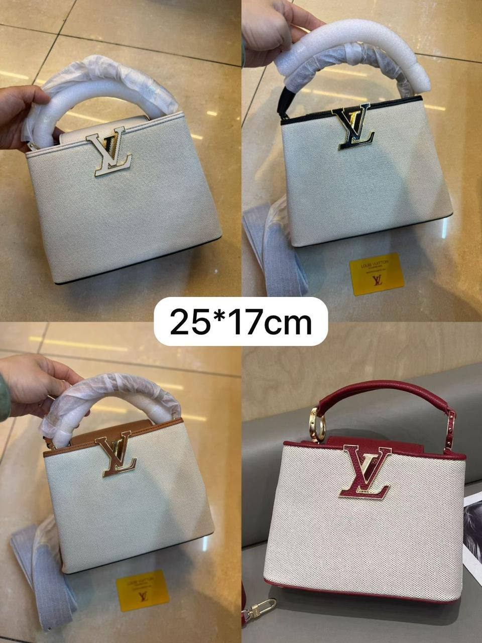 🥇LV Capucenis
1️⃣ First quality +🎁
Size : 25 * 17 cm
110 dhs💓
with box🎁

Zain115
♥️♥️♥️