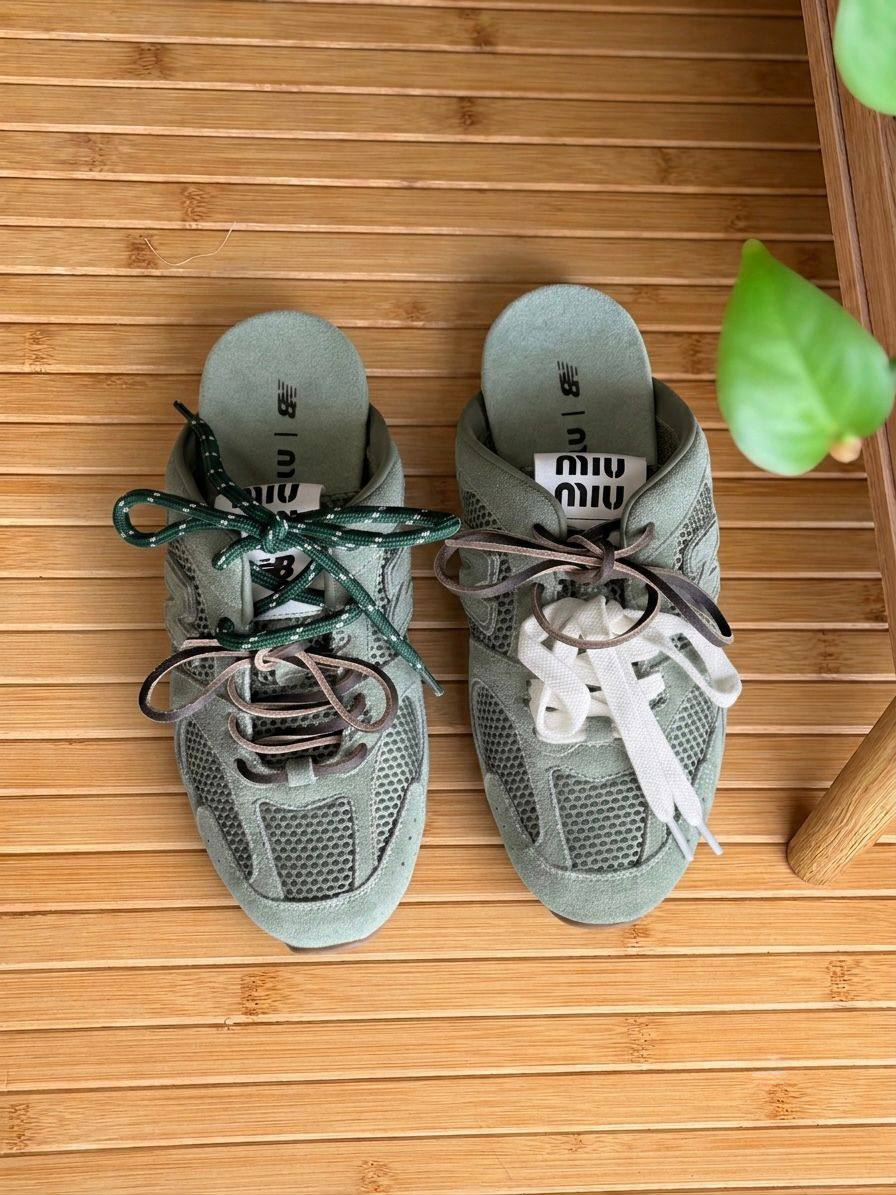 MIU MIU 

NEW BALANCE

𝗦𝗶𝘇𝗲: 𝟯𝟱 𝘁𝗼𝗼 𝟰𝟮 
430 dhs🇦🇪🇦🇪

Zain303
♥️♥️♥️