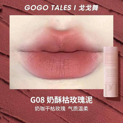 GOGO TALES COSMETICS # 464 air misty lip glaze 
30 dhs🌺

Zain01
♥️♥️♥️