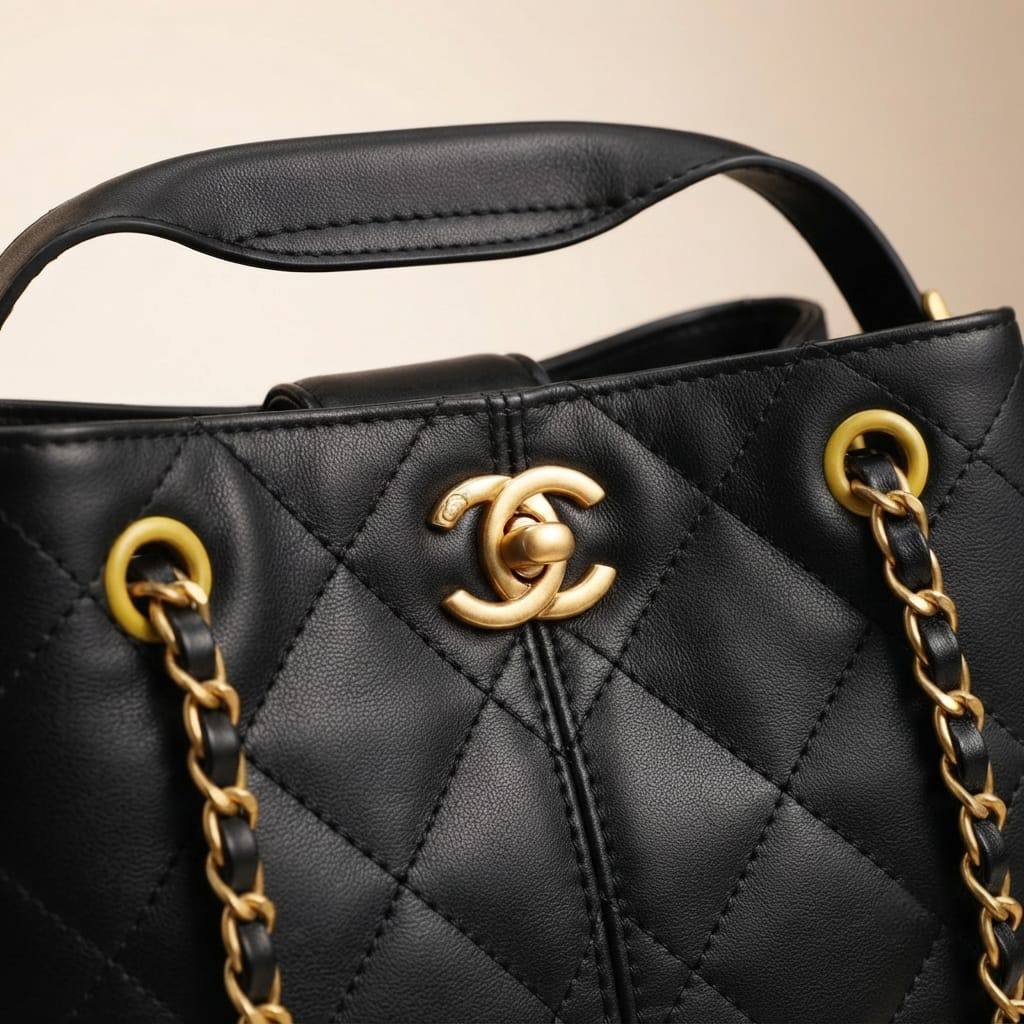 Chanel ʙᴜᴄᴋᴇᴛ ʙᴀɢ
ᴛᴡᴏ-ᴛᴏɴᴇ sʜᴏᴜʟᴅᴇʀ ʙᴀɢ
sᴜᴇᴅᴇ & ǫᴜɪʟᴛᴇᴅ ʟᴀᴍʙsᴋɪɴ
ɢᴏʟᴅ ʜᴀʀᴅᴡᴀʀᴇ
ɪɴ ᴛᴡɪsᴛ ʟᴏᴄᴋ ʟᴏɢᴏ
sɪᴢᴇ : 23 cm

90 dhs🇦🇪🇦🇪

Zain31
♥️♥️♥️
