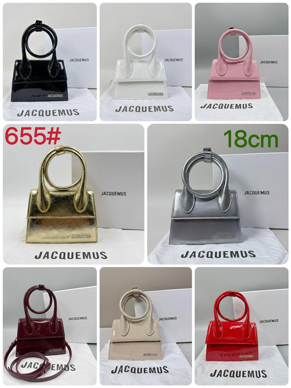 Jacquemus

with box
🎁🎁🎁

high quality

110 dhs✅

Zain50
♥️♥️♥️