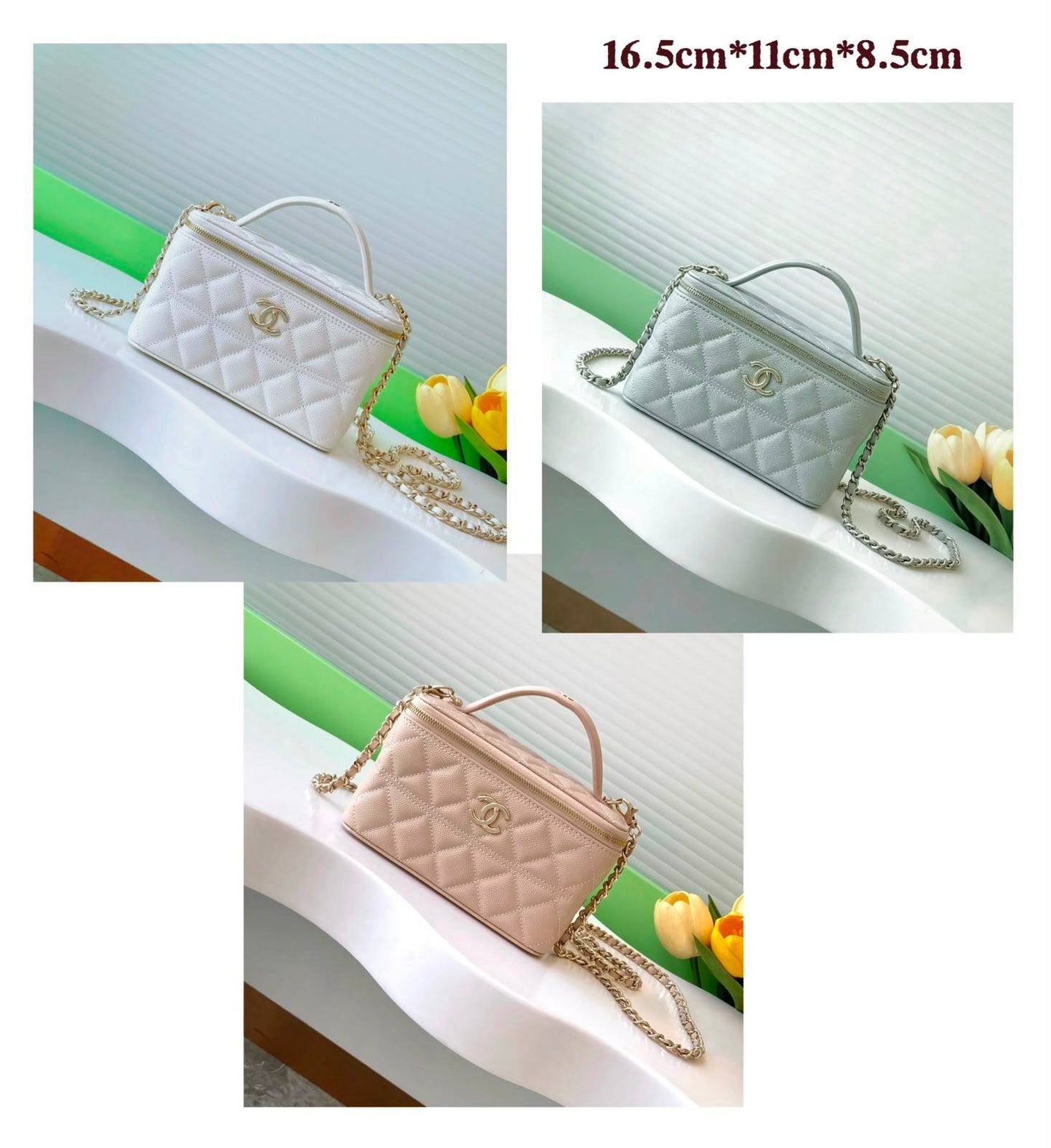 CHANEL GOOD QUALITY 
WITH BOX   
100 dhs✅

Zain295
♥️♥️♥️