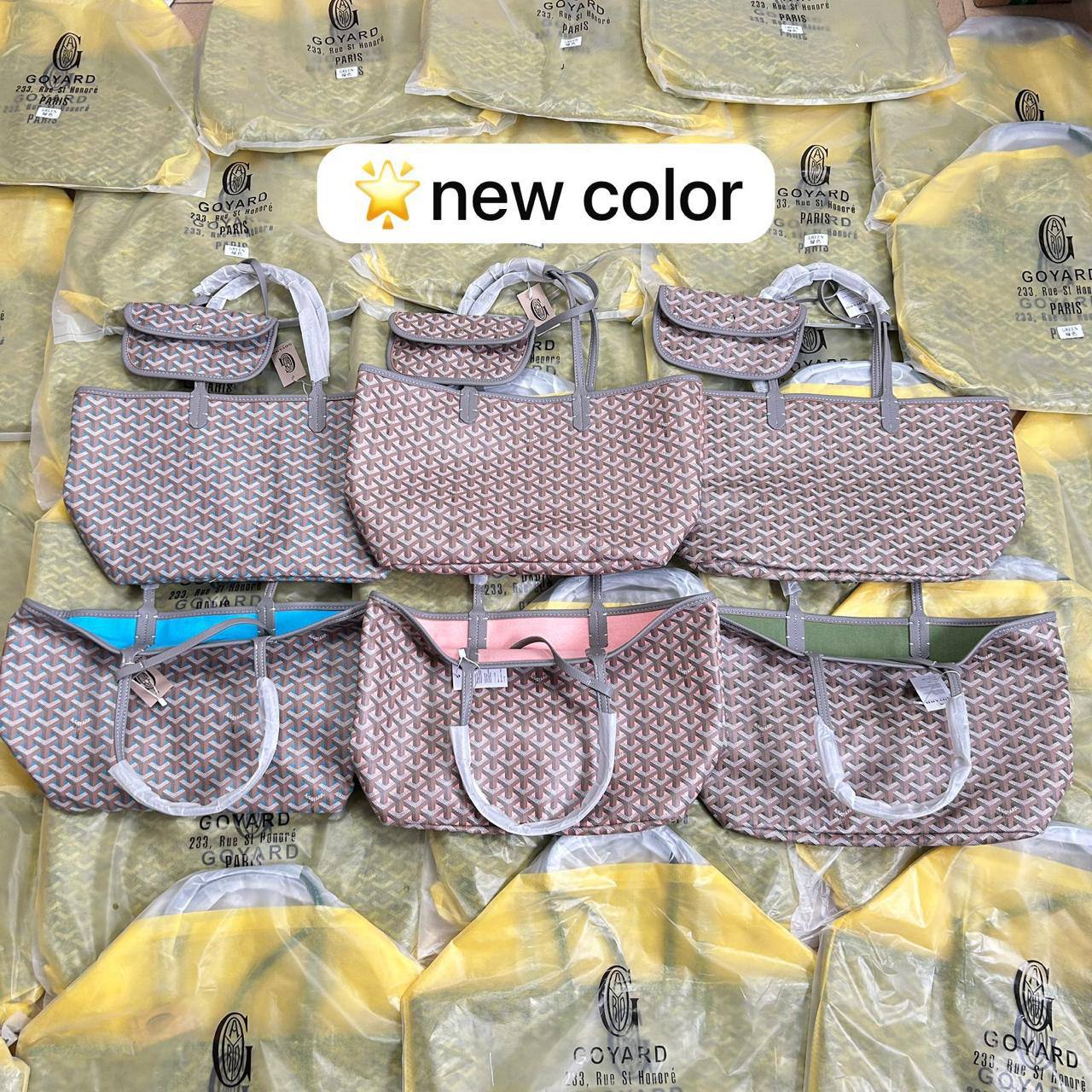 🌼 Goyard 
1️⃣ First quality 
Size : 46 * 27 cm
85 dhs🪙🌨️

Zain115
♥️♥️♥️