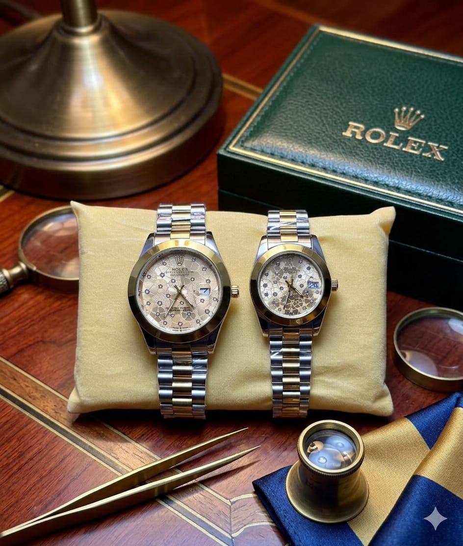 Rolex couple Set
*Battery*
110 dhs✅

Zain29
♥️♥️♥️