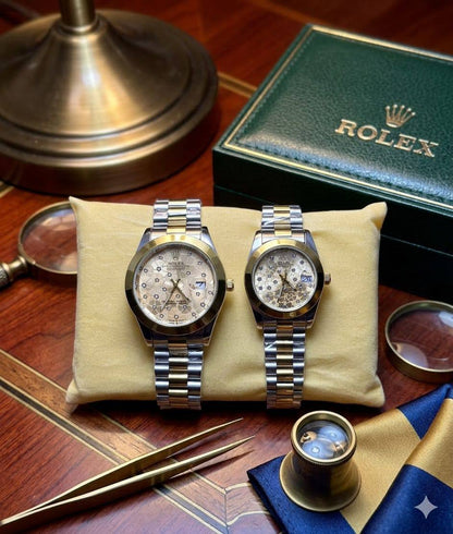 Rolex couple Set
*Battery*
110 dhs✅

Zain29
♥️♥️♥️
