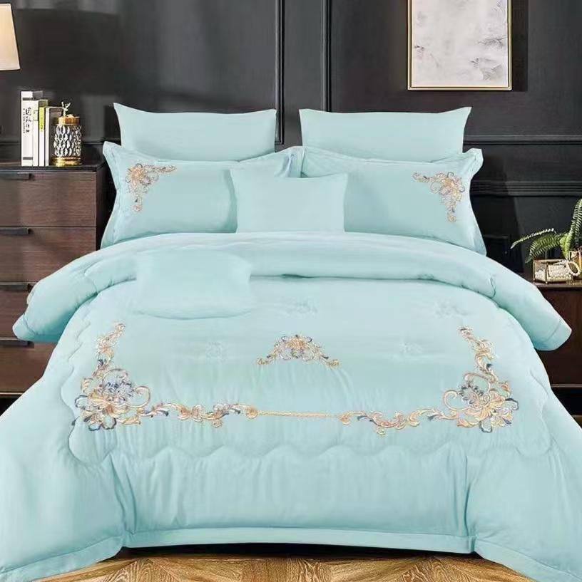 New collection ✅✅✅✅
Embroidered 🪡🪡🪡
100 % cotton 
Comfort set 
King size comfort 6pcs set 
170 dhs🪙💕

Zain99
♥️♥️♥️