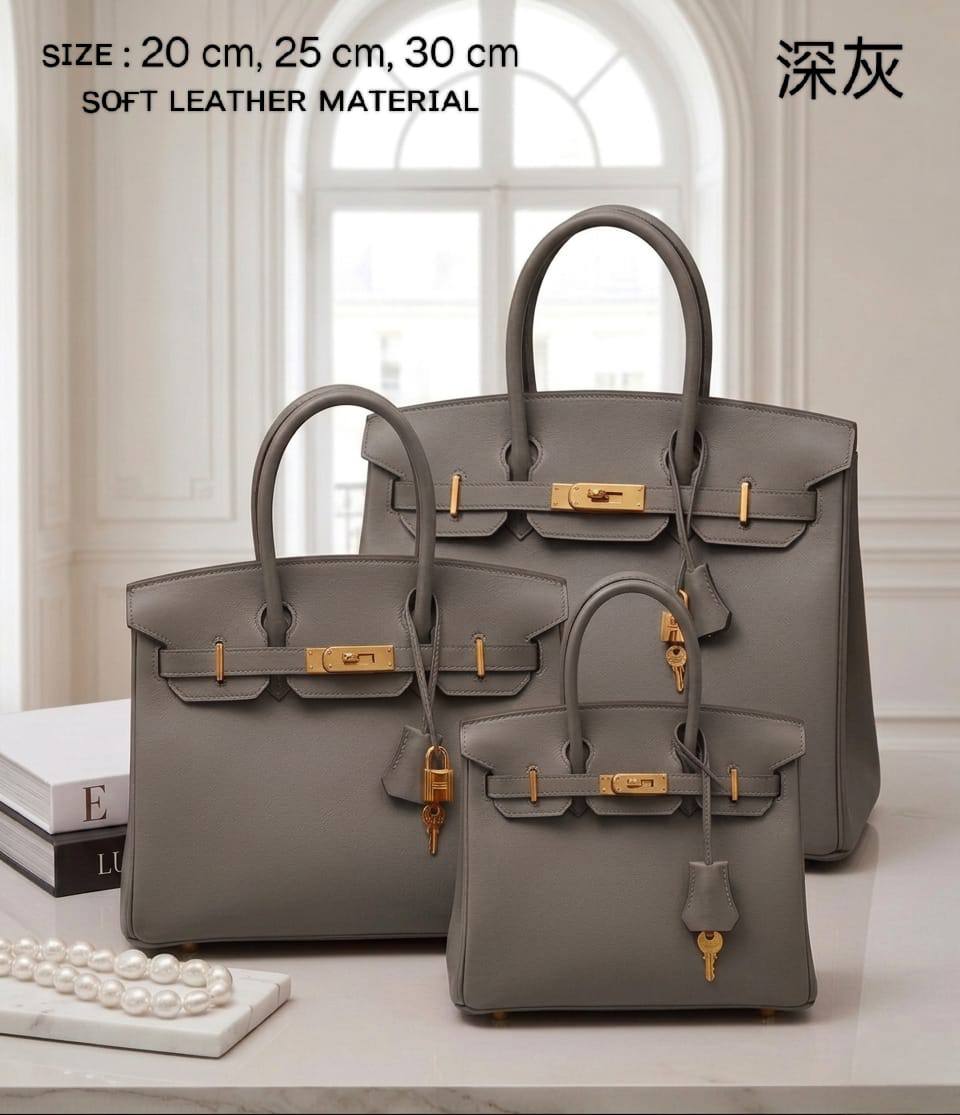 HERMES ʙɪʀᴋɪɴ
sᴏғᴛ ʟᴇᴀᴛʜᴇʀ ᴍᴀᴛᴇʀɪᴀʟ
ɢᴏʟᴅ ʜᴀʀᴅᴡᴀʀᴇ
ᴡɪᴛʜ ʟᴏɴɢ ʙᴇʟᴛ sᴛʀᴀᴘ

sɪᴢᴇ 20 ᴄm Pʀɪᴄᴇ : *100 ᴅʜs* 

sɪᴢᴇ 25 cm Pʀɪᴄᴇ : *110 ᴅʜs* 

sɪᴢᴇ 30 cm Price : *120 ᴅʜs*

Zain31
♥️♥️♥️