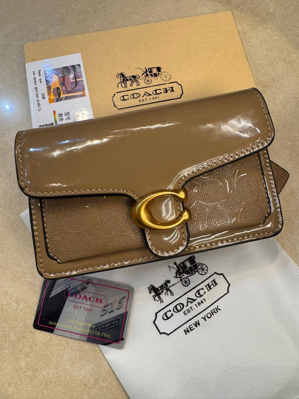 Coach Tabby ✨
Small Size : 22~20 * 11 * 7 cm
90 dhs🪙💕

with box🎁

Zain115
♥️♥️♥️