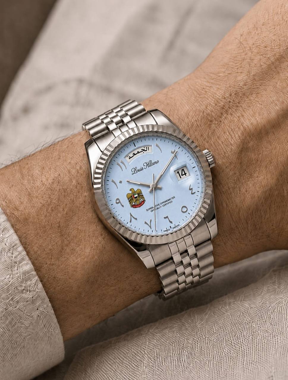 Louis Hilano watch for men good quality 
260 dhs🇦🇪🇦🇪

Zain59
♥️♥️♥️
