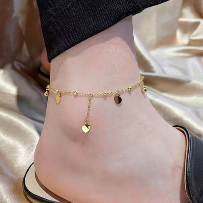 New arrival stainless steel with 18k gold plated anklets 
20 dhs🗽

Zain243
♥️♥️♥️