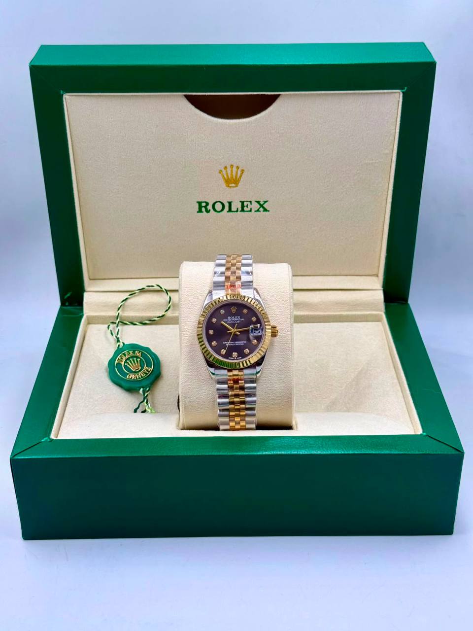 Rolex Ladies Master quality
*Automatic*
230 dhs✅

Zain08
♥️♥️♥️