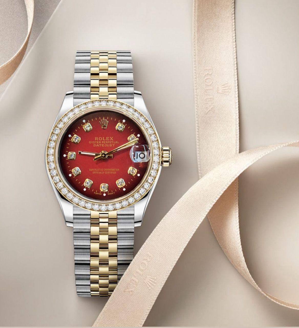 Rolex For Ladies 
Automatic 
Good Quality  31mm 
230 dhs❤️

Zain59
♥️♥️♥️