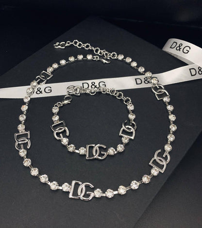 D&G Set 
120 dhs🪙🖤
Necklace Bracelet 

Zain89
♥️♥️♥️
