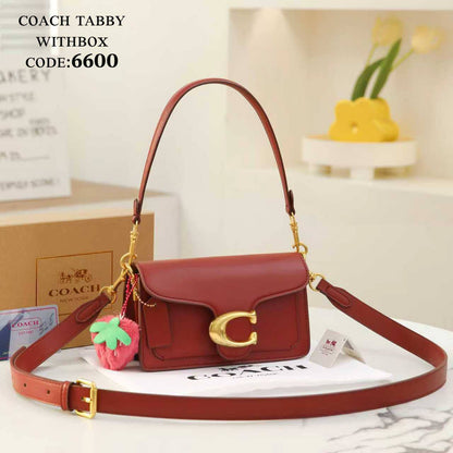 Coach ᴛᴀʙʙʏ
sʜᴏᴜʟᴅᴇʀ ʙᴀɢ /ʟᴏɴɢ sᴛʀᴀᴘ
ᴡɪᴛʜʙᴏx
🎁🎁🎁

ʟᴇᴀᴛʜᴇʀ
Sɪᴢᴇ:𝟐𝟎ᴄᴍ
100 dhs✅

Zain56
♥️♥️♥️