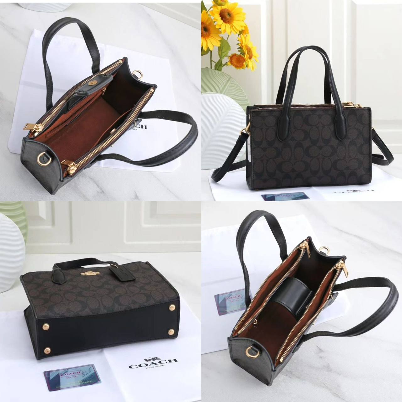 💗 Coach Grace
1️⃣ First quality
Size : 23*14 ~ 25*16.5 cm
80 dhs✅

Zain115
♥️♥️♥️